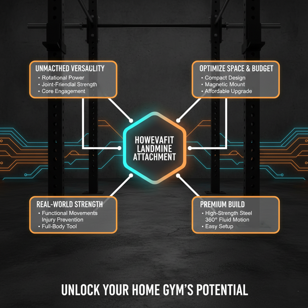 Unlock Your Home Gym's Potential with the HOWEVAFIT Landmine Attachment