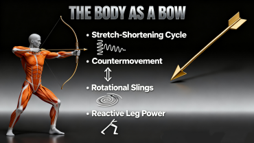The Body as a Bow: Storing and Releasing Elastic Energy for Explosive Power