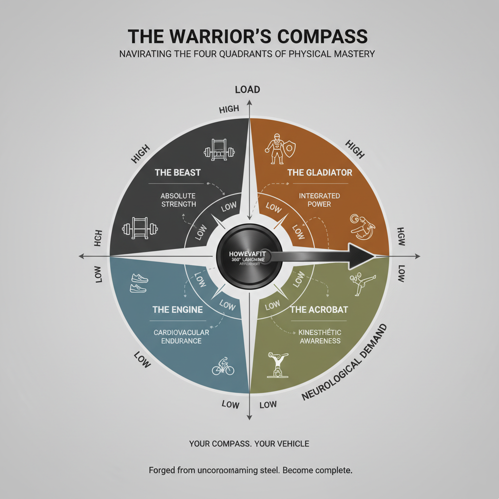 The Warrior's Compass: Navigating the Four Quadrants of Physical Mastery