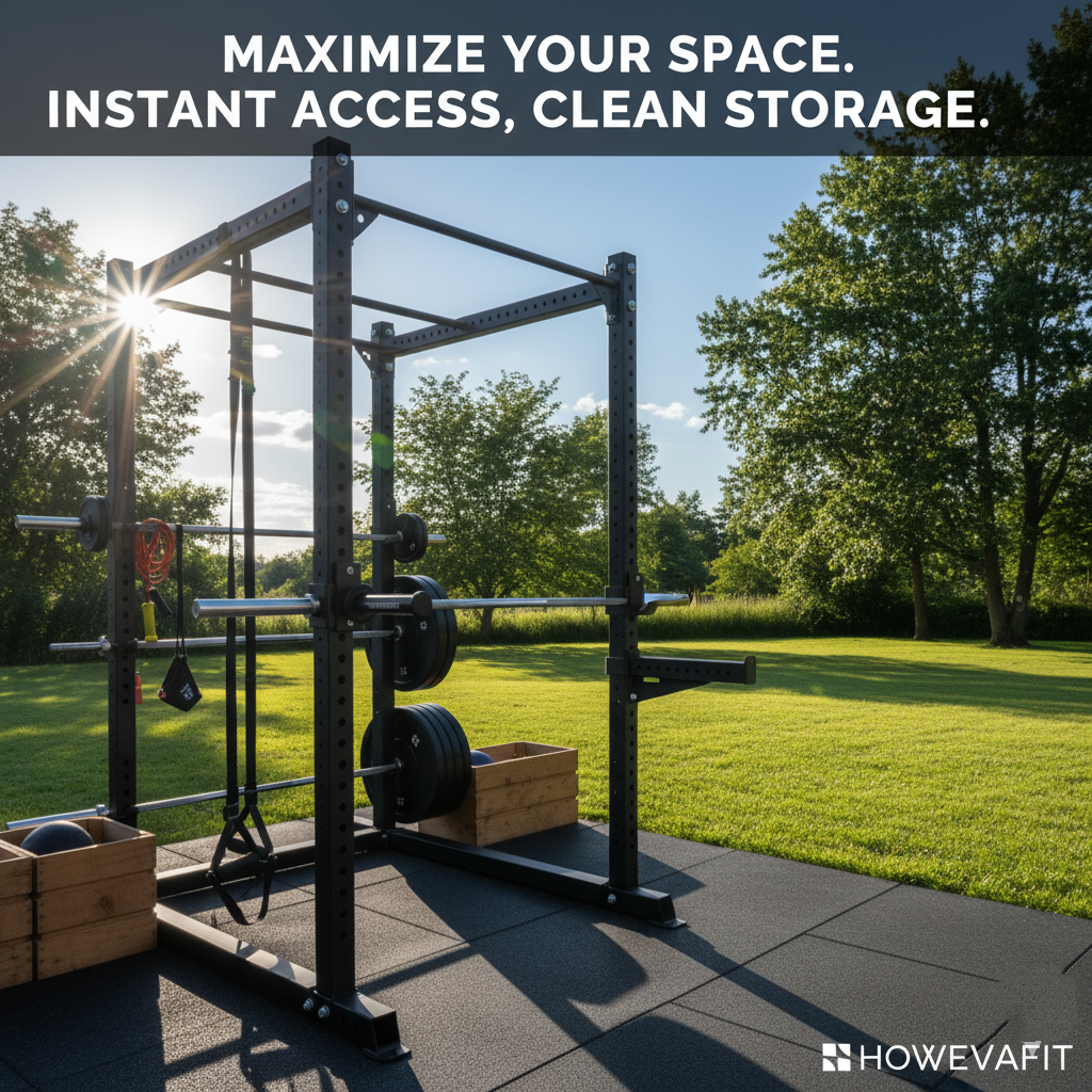 Maximize Your Home Gym Space: The Magnetic Storage Genius of HOWEVAFIT