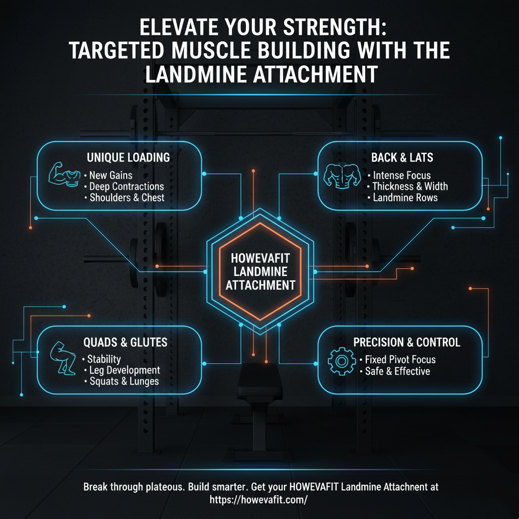 Elevate Your Strength: Targeted Muscle Building with the HOWEVAFIT Landmine Attachment