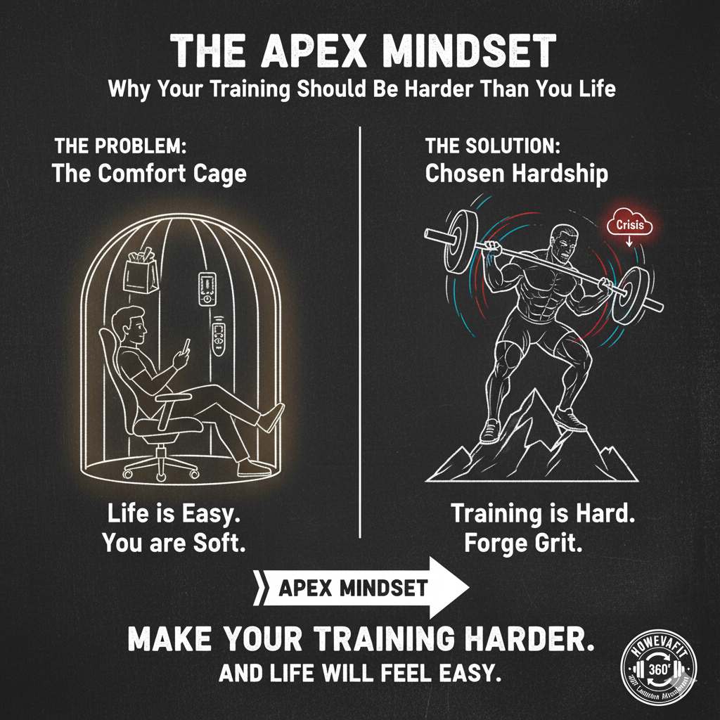 The Apex Mindset: Why Your Training Should Be Harder Than Your Life