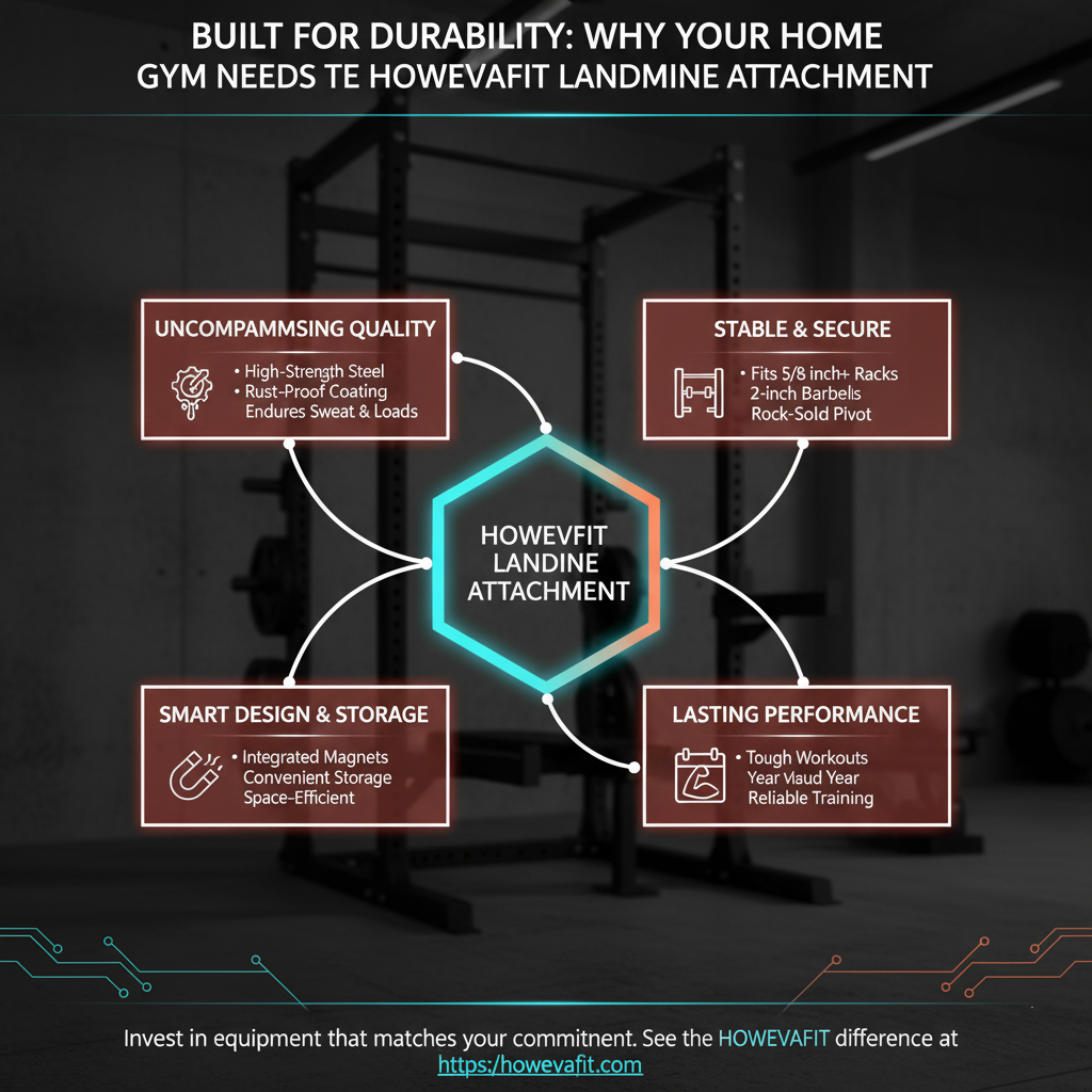 Built for Durability: Why Your Home Gym Needs the HOWEVAFIT Landmine Attachment