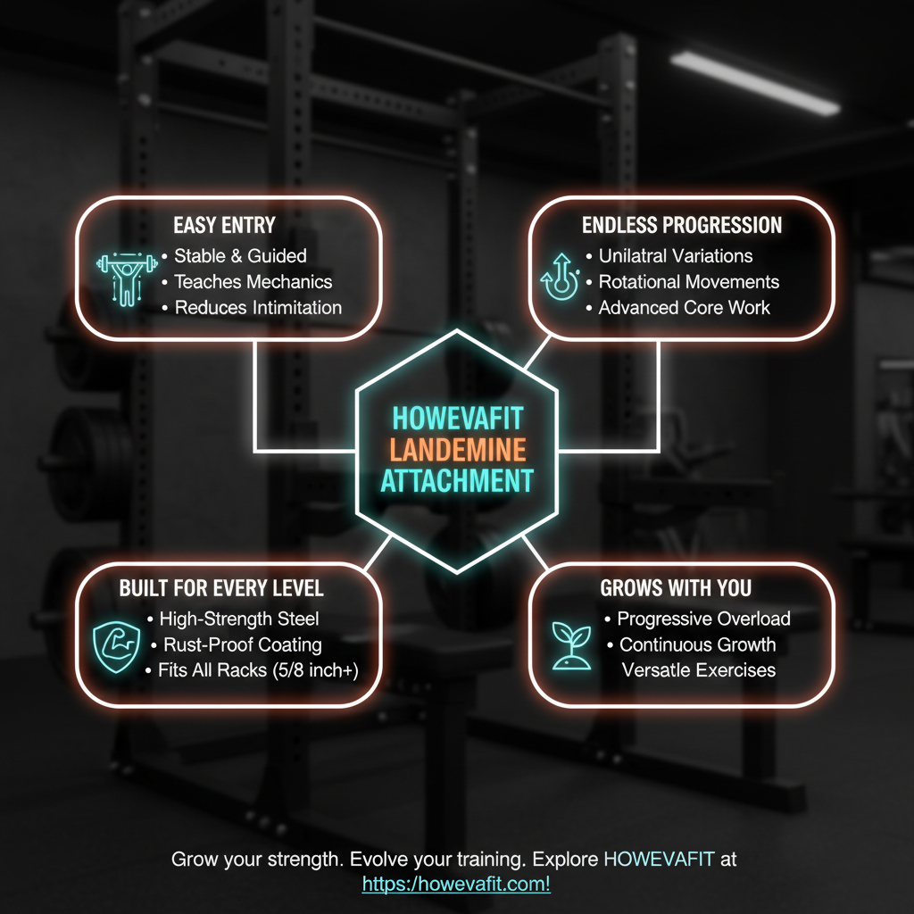 From Beginner to Beast: Scalable Training with the HOWEVAFIT Landmine Attachment